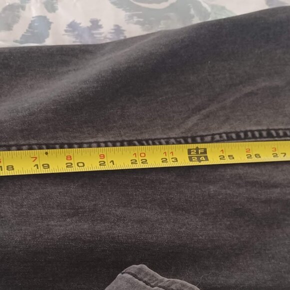 Free People Black Flare Jeans Women’s Size 28 Stretch High Rise Jegging Pull-On - Picture 6 of 10